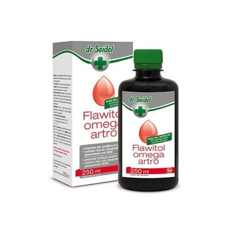 DERMAPHARM Dr Seidel Flawitol Omega Artro - Preparat poprawiający kondycję stawów - 250 ml 