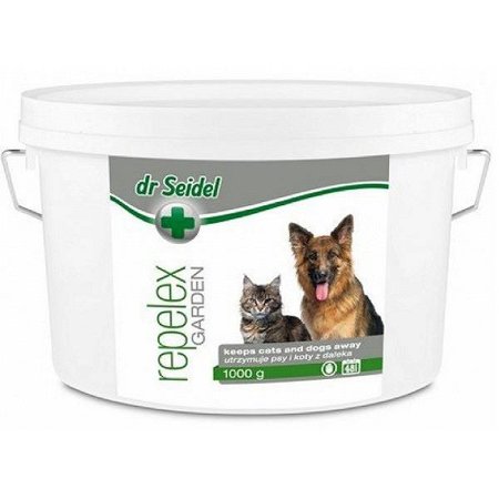 DERMAPHARM Dr Seidel Repelex Garden - preparat odstraszający psy i koty - 1 kg 