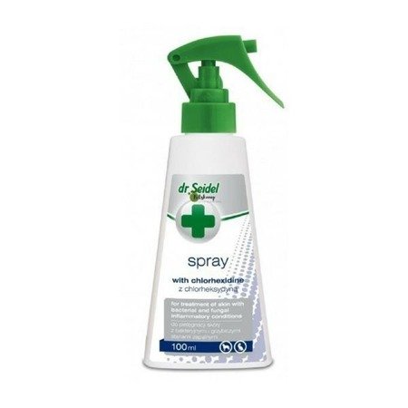DERMAPHARM Dr Seidel Spray z chlorheksydyną dla psa i kota - 100 ml