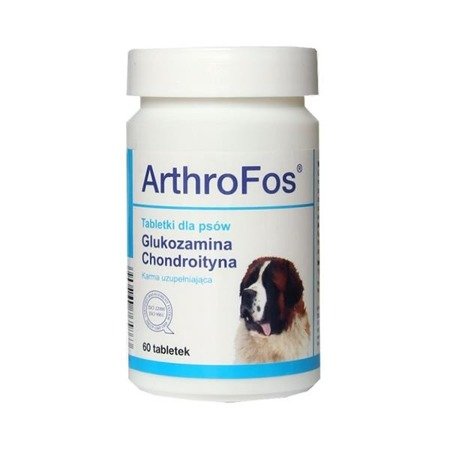 DOLFOS ArthroFos - preparat dla psów z glukozaminą i chondroityną wspomagający pracę stawów 90tab.