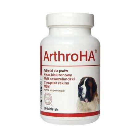 DOLFOS ArthroHa - preparat dla psów wspomagający prawidłowe funkcjonowanie stawów 90 tab.