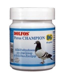 DOLFOS DG Peros Champion - tabletki wielowitaminowe dla gołębi z dodatkiem karnityny 50tabl.