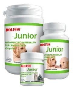 DOLFOS Dolvit Junior - preparat mineralno - witaminowy dla szczeniąt i młodych psów 800g