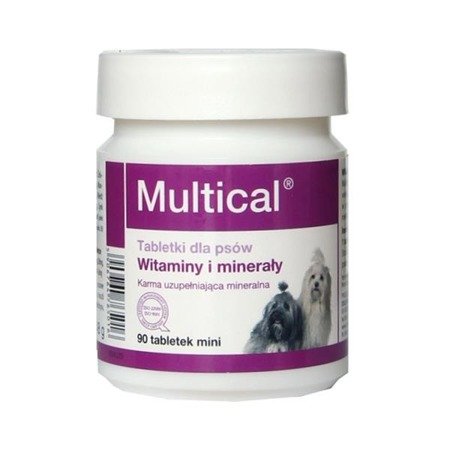 DOLFOS Multical - preparat mineralno - witaminowy dla psów MINI 90tab.