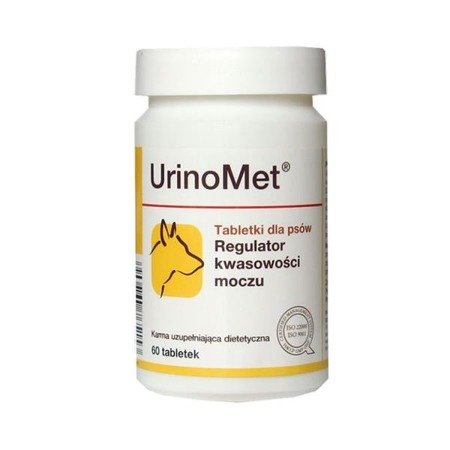 DOLFOS UrinoMet - preparat wspomagający regulację kwasowości moczu u psów 60tab.