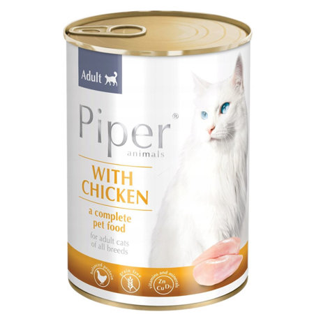 DOLINA NOTECI Piper z kurczakiem - mokra karma dla kota - 400 g