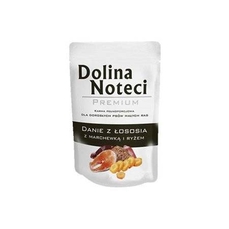 DOLINA NOTECI Premium Danie z Łososia - mokra karma dla psów dorosłych małych ras - 100g
