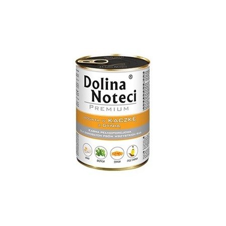 DOLINA NOTECI Premium bogata w kaczkę z dynią - mokra karma dla psa - 400g