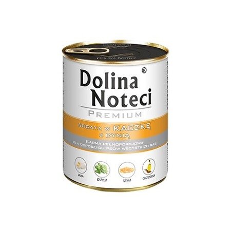 DOLINA NOTECI Premium bogata w kaczkę z dynią - mokra karma dla psa - 800g