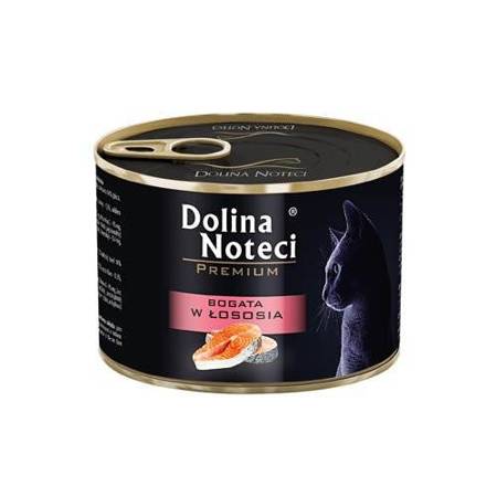DOLINA NOTECI Premium bogata w łososia - mokra karma dla kota - 185g