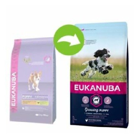 EUKANUBA Growing Puppy Medium Breed 1kg