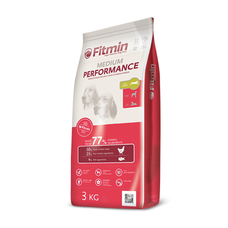 FITMIN Medium Performance - sucha karma dla psa - 3kg