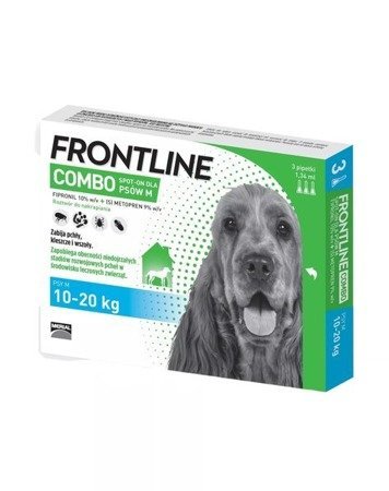 FRONTLINE Combo Spot-On dla psa pipeta M 1,34ml (3 sztuki)