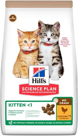 HILL'S Feline Science Plan Kitten No Grain - sucha karma dla kota - 1,5 kg 
