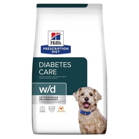 Hill's Prescription Diet Canine w/d Diabetes Care - sucha karma dla psa z nadwagą i cukrzycą - 12 kg
