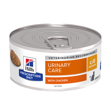 Hill's Prescription Diet Feline Urinary Care c/d Multicare - mokra karma dla kota  - puszka - 156 g
