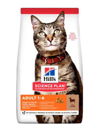 Hill's Science Plan Feline Adult Lamb - sucha karma dla kota - 5 kg