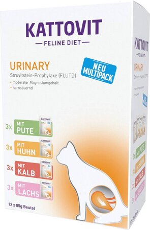 KATTOVIT Feline Diet Urinary - mokra karma dla kota - 12x85 g