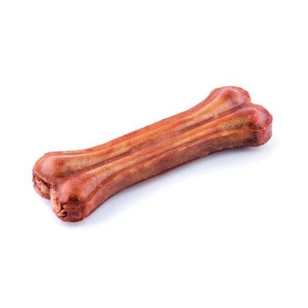 MACED Kość prasowana czekoladowa 16cm 1szt.