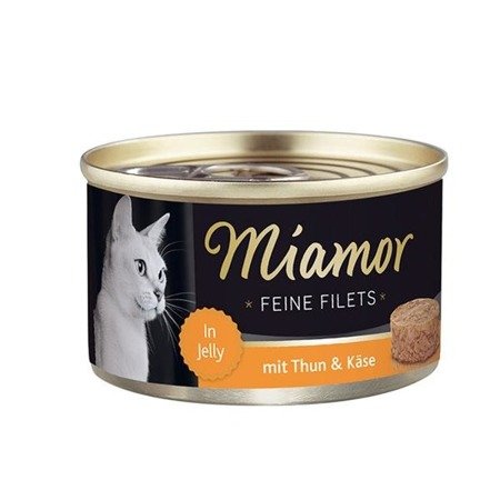 MIAMOR Feine Filets - filety mięsne smak: tuńczyk z serem 100g