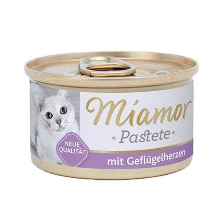 MIAMOR Katzenzarte Fleischpastete - pasztet mięsny smak: serca drobiowe 85g