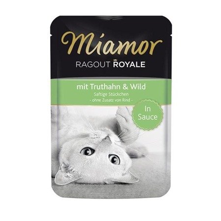 MIAMOR Ragout Royale smak: indyk z dziczyzną w sosie - saszetka 100g