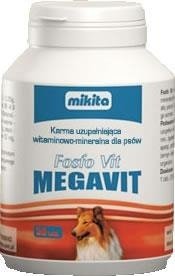 MIKITA Fosfo Vit Megavit - preparat witaminowo - mineralny dla psów 150tab.