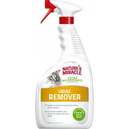 NATURE'S MIRACLE Urine Remover Cat - Spray do usuwania zabrudzeń po kotach - 946 ml 