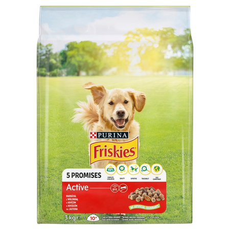 PURINA Friskies Vitafit Active - sucha karma dla psa - 3kg
