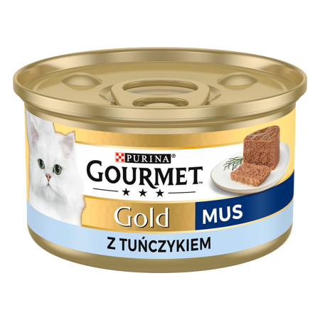 PURINA Gourmet Gold Mus z tuńczykiem - mokra karma dla kota - 85 g