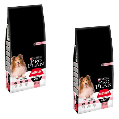PURINA PRO PLAN Adult Medium Sensitive Skin - sucha karma dla psa - 2x14kg
