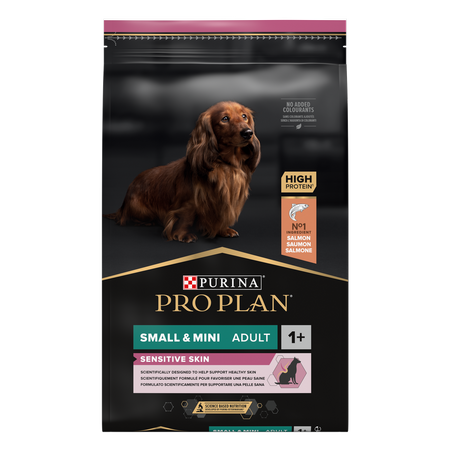 PURINA PRO PLAN Adult Small & Mini Sensitive Skin - sucha karma dla psa - 7kg