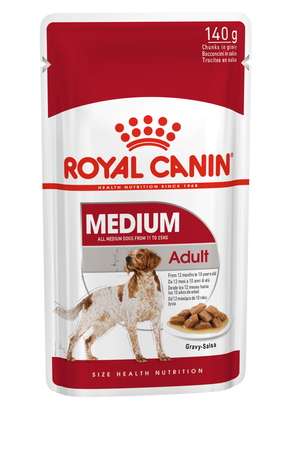 ROYAL CANIN SHN Medium Adult w sosie - mokra karma dla psa dorosłego - 10x140 g