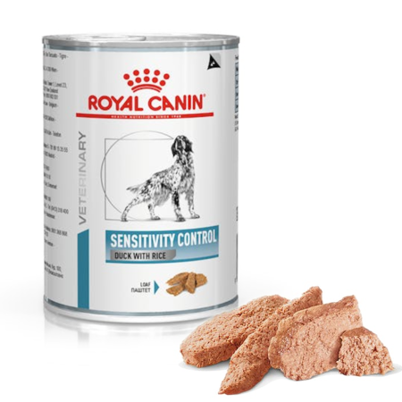 ROYAL CANIN Sensitivity Control Canine kaczka z ryżem - mokra karma dla psa - 410 g