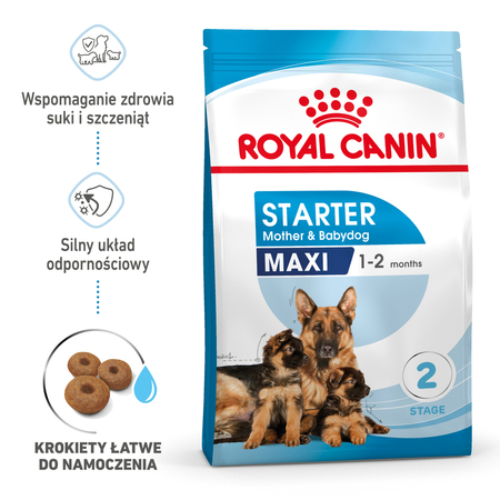 Royal Canin SHN Maxi Starter Mother&Babydog - sucha karma dla szczeniąt - 15kg