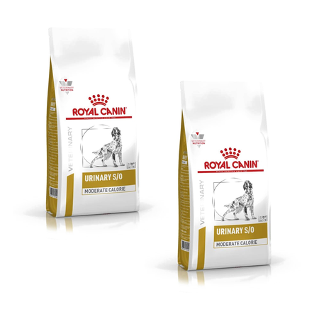 Royal Canin Veterinary Urinary S/O Moderate Calorie - sucha karma dla psa - 2x12 kg