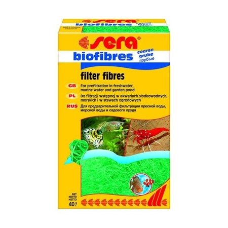 SERA Biofibres Coarse - wkład biologiczny do filtrów do wody 40g