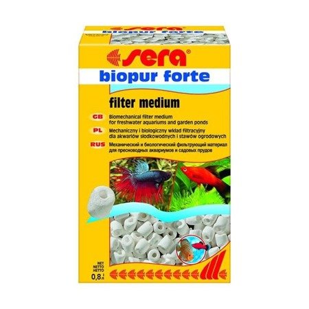 SERA Biopur Forte - wkład biologiczny do filtrów do wody 0,8l