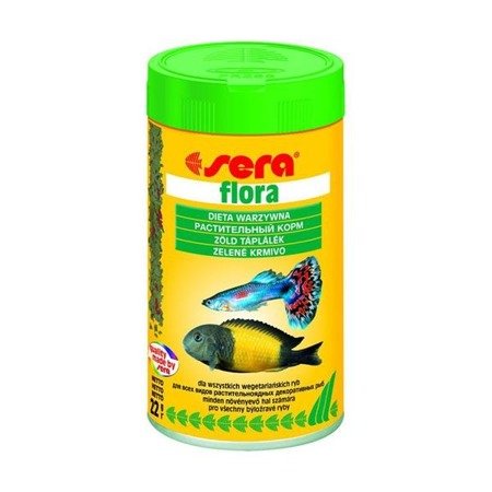 SERA Flora - roślinny pokarm płatkowany ze spiruliną 100ml