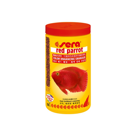 SERA Red Parrot - pokarm w granulacie dla pielęgnic papuzich 1l