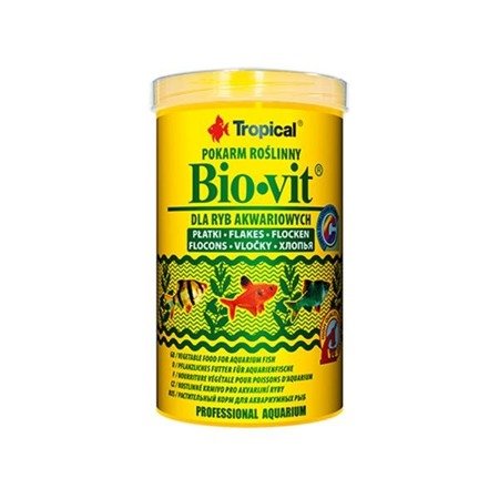 TROPICAL Bio-Vit - pokarm roślinny dla rybek 250ml/50g