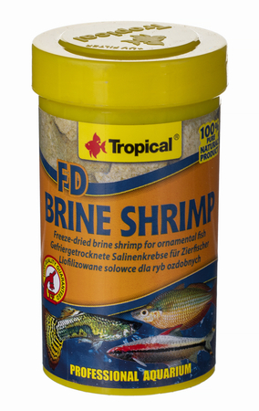 TROPICAL FD Brine Shrimp - pokarm dla rybek akwariowych - 8g