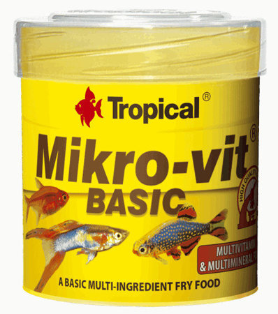 TROPICAL Mikro-Vit Basic - pokarm dla narybku - 32g