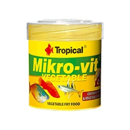 TROPICAL Mikrovit Vegetable - pokarm roślinny dla narybku 50ml/32g