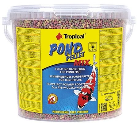 TROPICAL Pond Pellet Mix - pokarm o niskiej zawartości fosforu 5l/700g