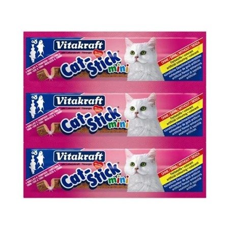 VITAKRAFT Cat Stick Mini - przysmak dla kota smak: dorsz/tuńczyk 3szt./18g