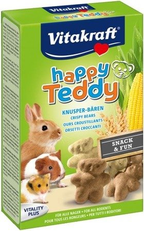 VITAKRAFT Happy Teddy - przysmak dla gryzoni w kształcie misiów 75g