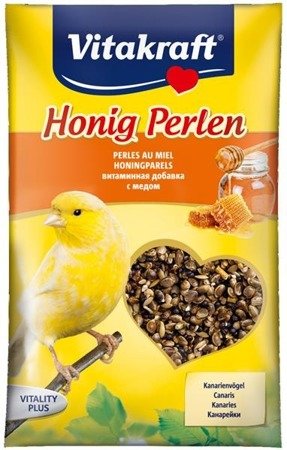 VITAKRAFT Honig Perlen - pokarm z miodem dla kanarka 20g