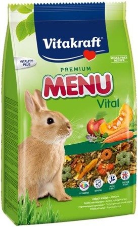 VITAKRAFT Menu Vital - pokarm podstawowy dla królika 1kg