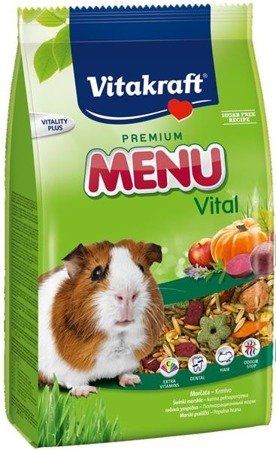 VITAKRAFT Menu Vital - pokarm podstawowy dla świnki morskiej 400g